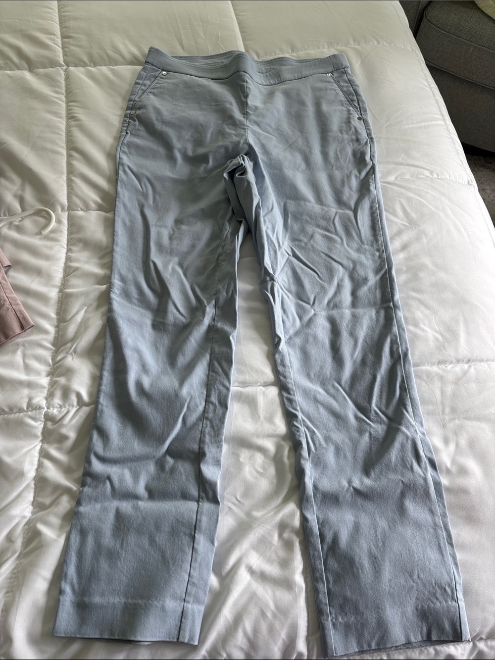 Anne Klein Light Blue Straight Leg Jeans